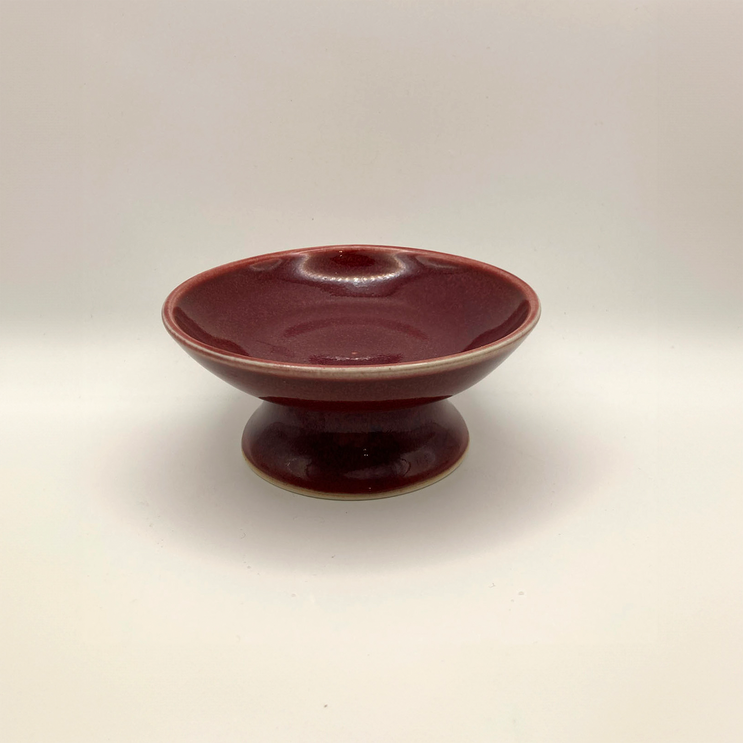 bowl handmade red