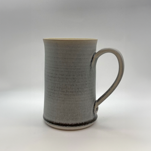 mug handmade matte grey